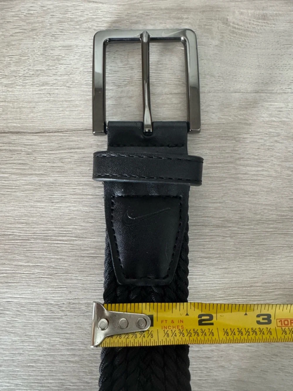 Nike Men’s Black Woven Stretch Belt
